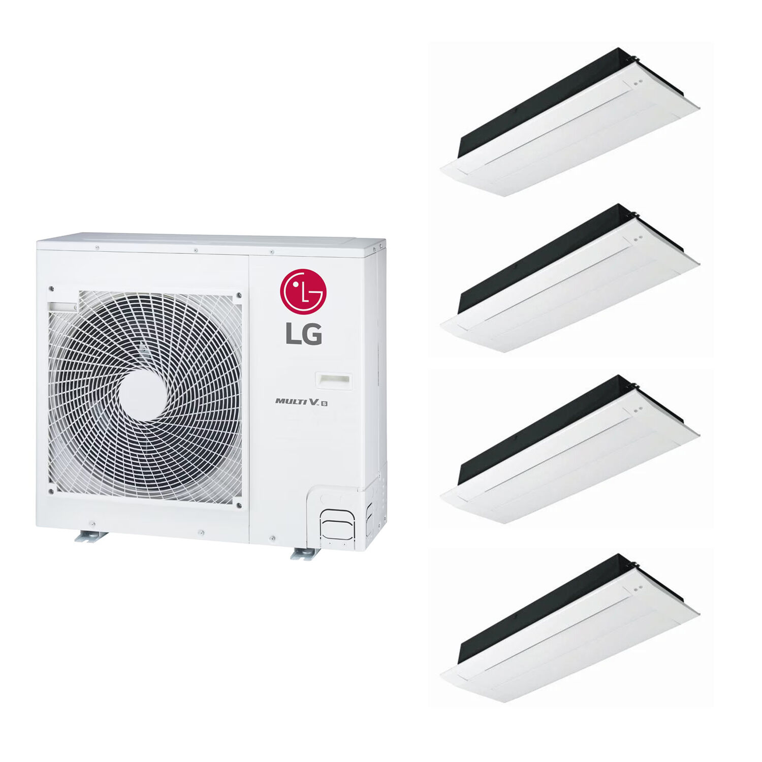 LG Tek Yön Kaset Tipi  9+9+12+18 Btu Iç Ünite 1 Dış Ünite Multi Inverter Klima